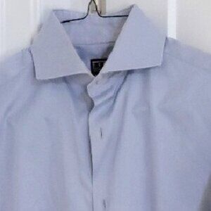 Ike Behar Fine Italian Twill Dress Shirt [Pearl Gray]